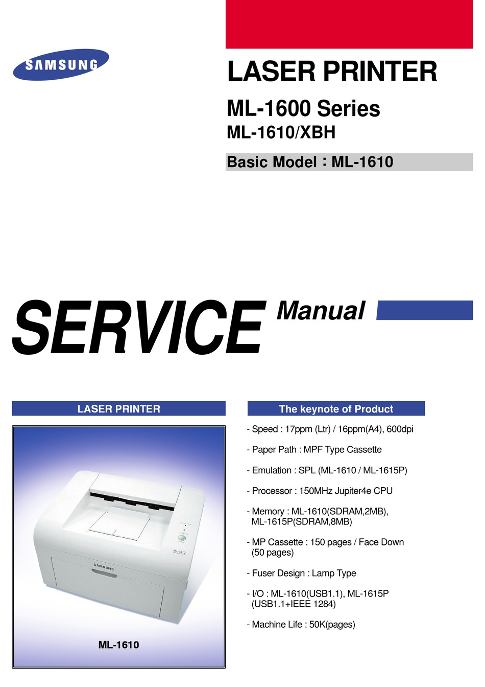 Smps Diagram - Samsung ML-1610XBH Service Manual [Page 116] | ManualsLib
