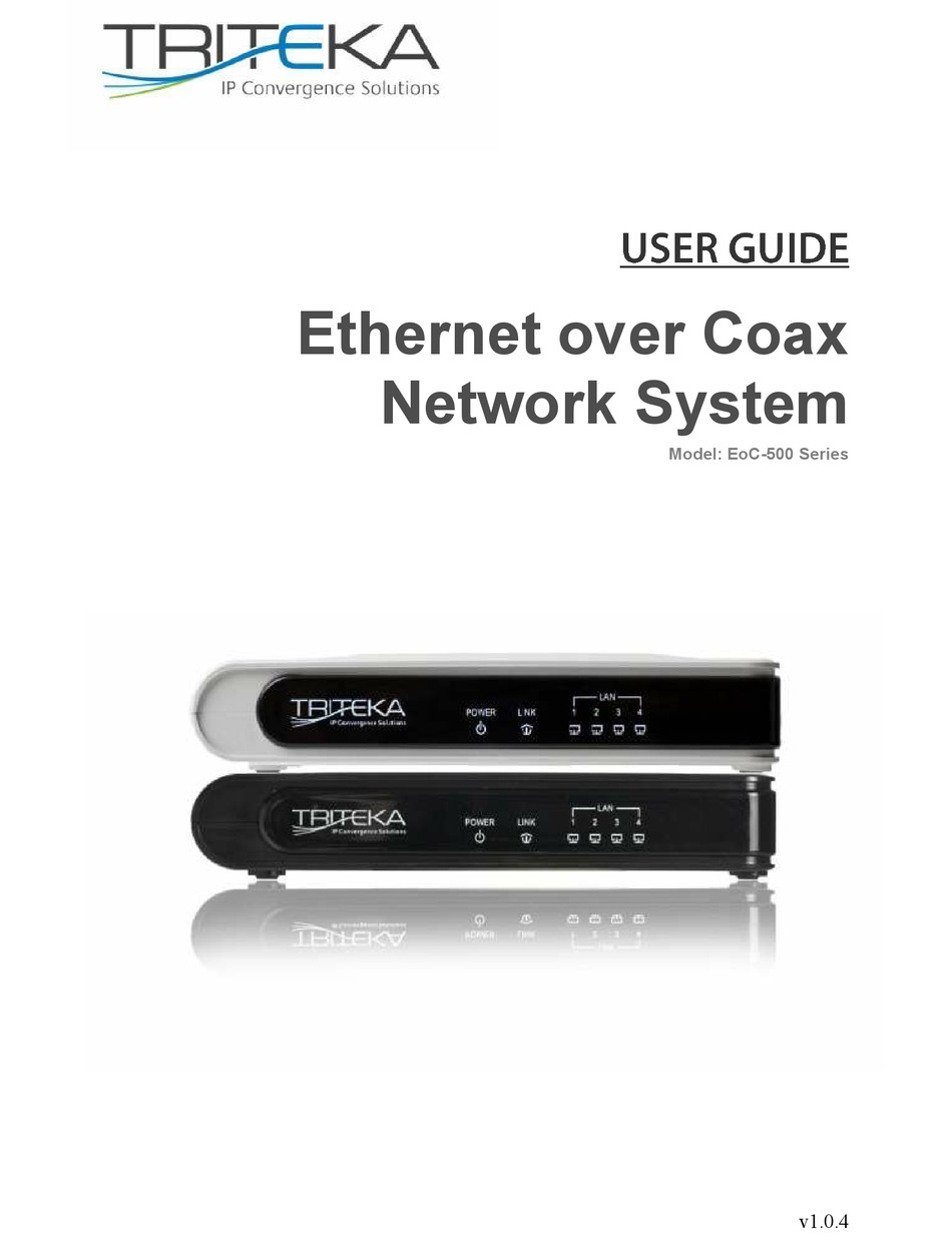 TRITEKA EOC500 ADAPTER USER MANUAL Pdf Download ManualsLib