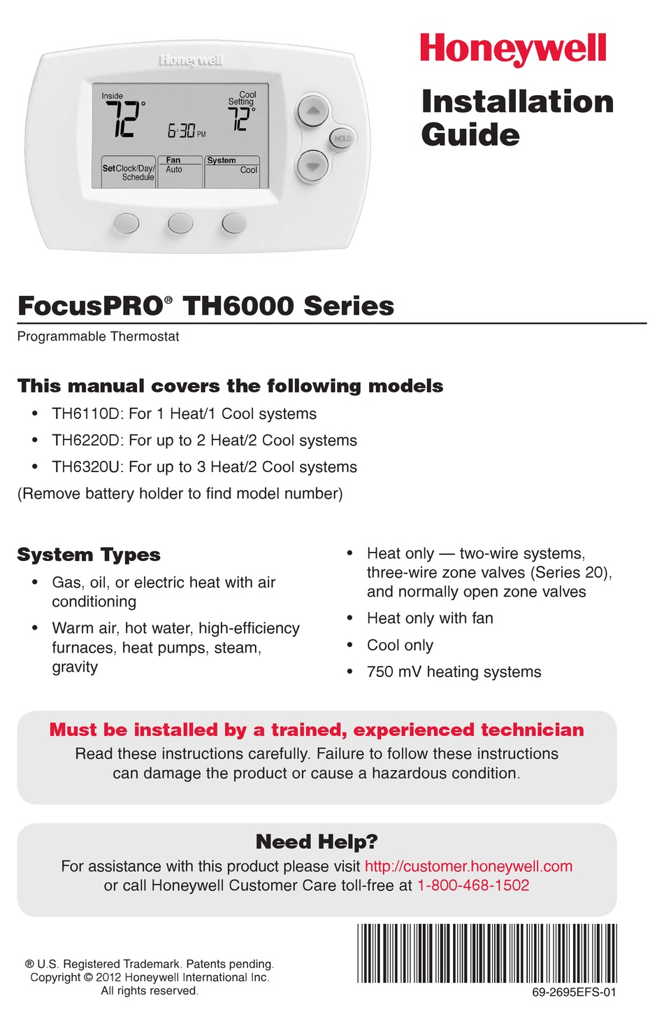 Honeywell deals focuspro 6000