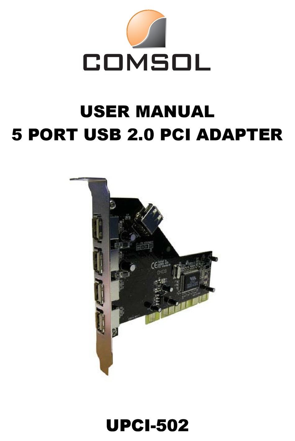 COMSOL UPCI502 USER MANUAL Pdf Download ManualsLib