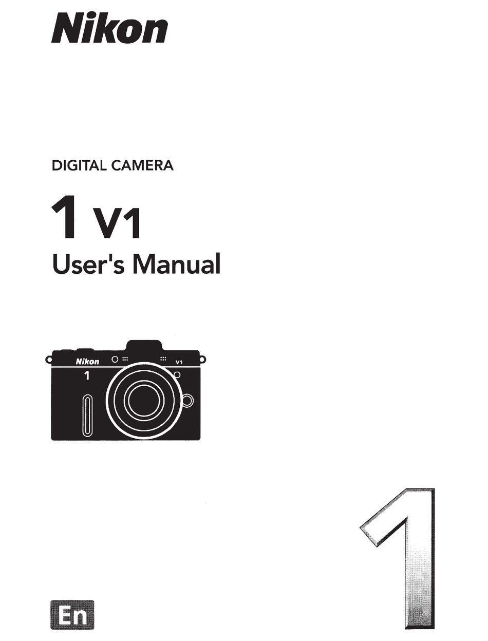 NIKON 1 V1 USER MANUAL Pdf Download ManualsLib