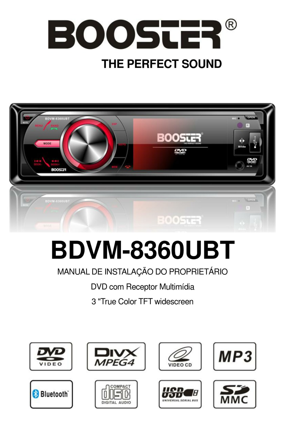 BMTV-9650DVUSBT Portuguese Instruction Manual, PDF, Bluetooth