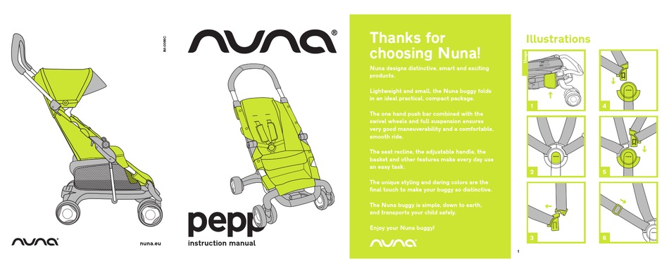 Nuna Pepp Im 0066c Instruction Manual Pdf Download Manualslib