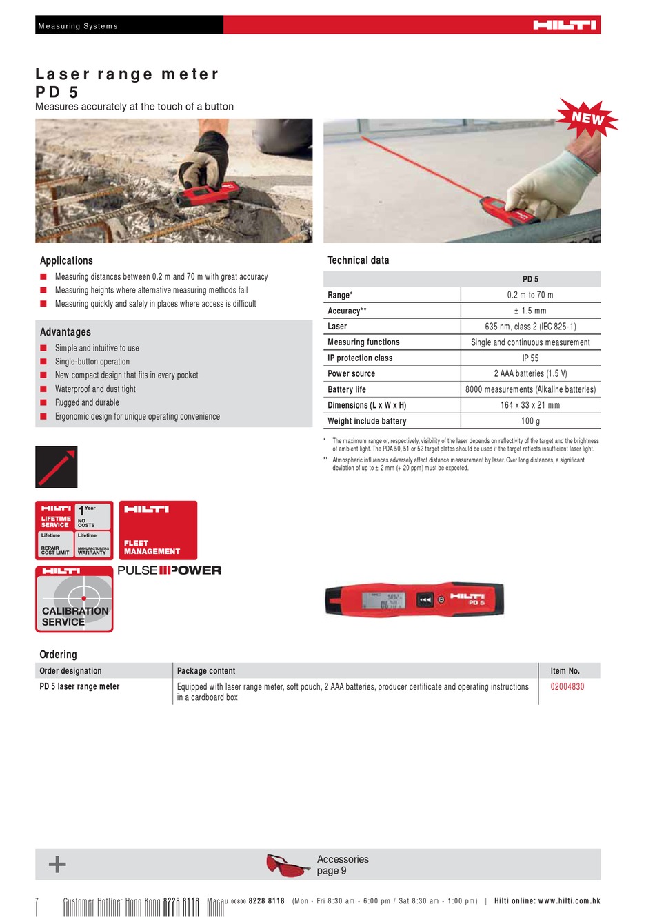 HILTI PD 5 USER MANUAL Pdf Download ManualsLib