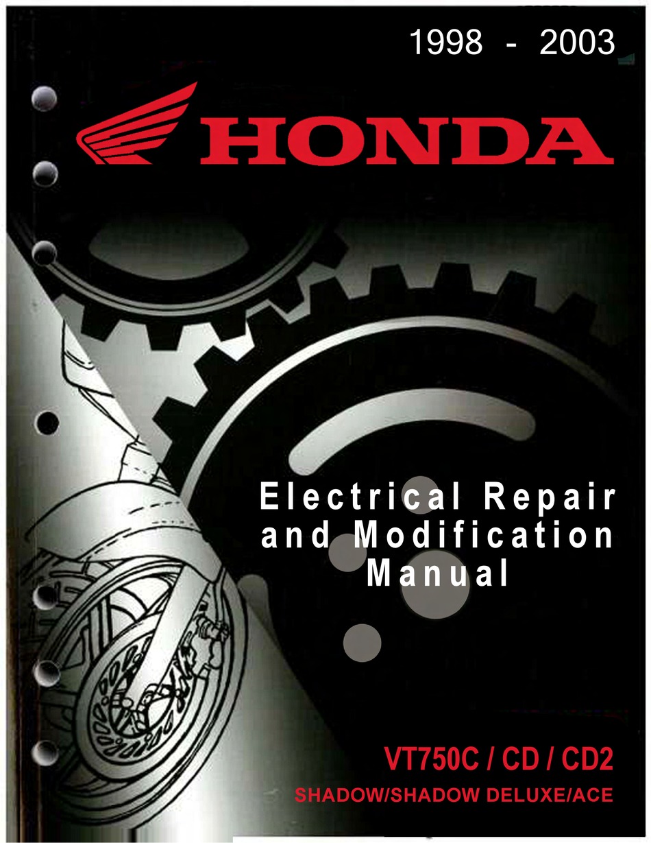 HONDA VT750CD ACE ELECTRICAL REPAIR AND MODIFICATION Pdf Download |  ManualsLib  98 Honda Shadow 750 Wiring Diagram    ManualsLib