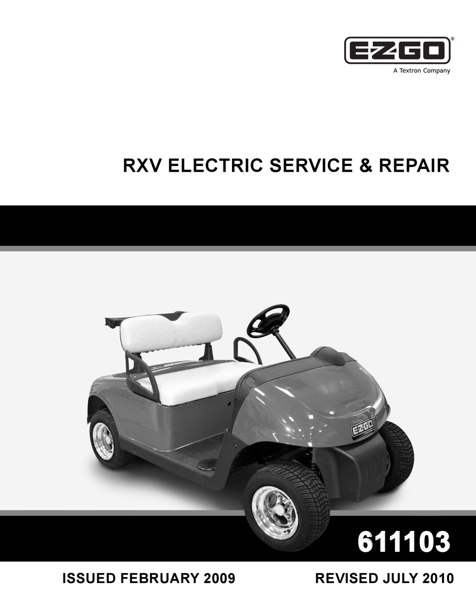 EZGO 611103 SERVICE & REPAIR MANUAL Pdf Download ManualsLib