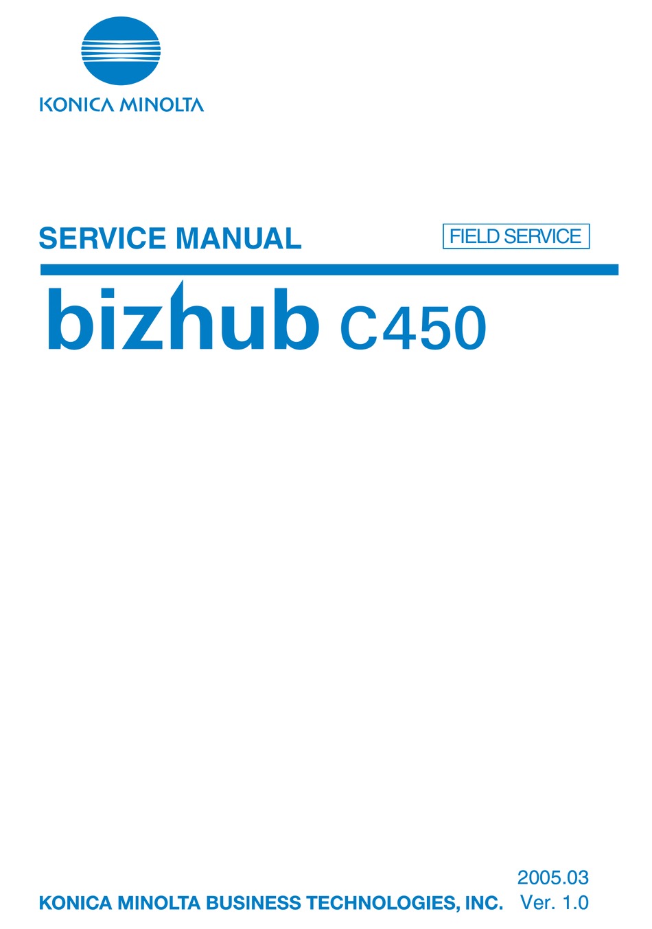 konica minolta bizhub c452 manual download