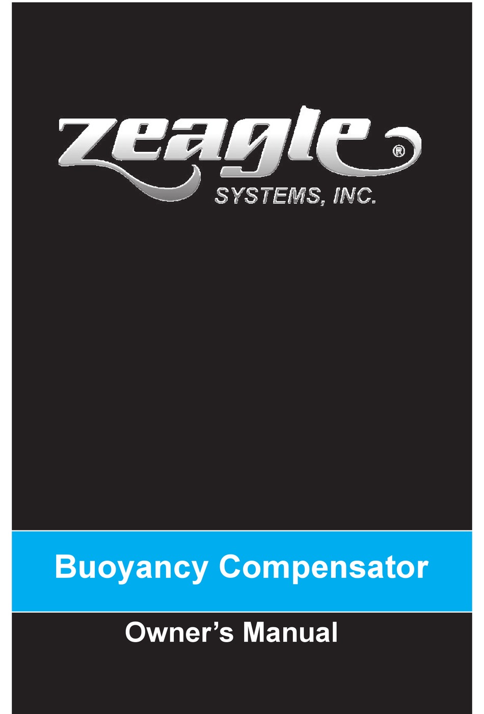 ZEAGLE BUOYANCY COMPENSATOR OWNER'S MANUAL Pdf Download ManualsLib