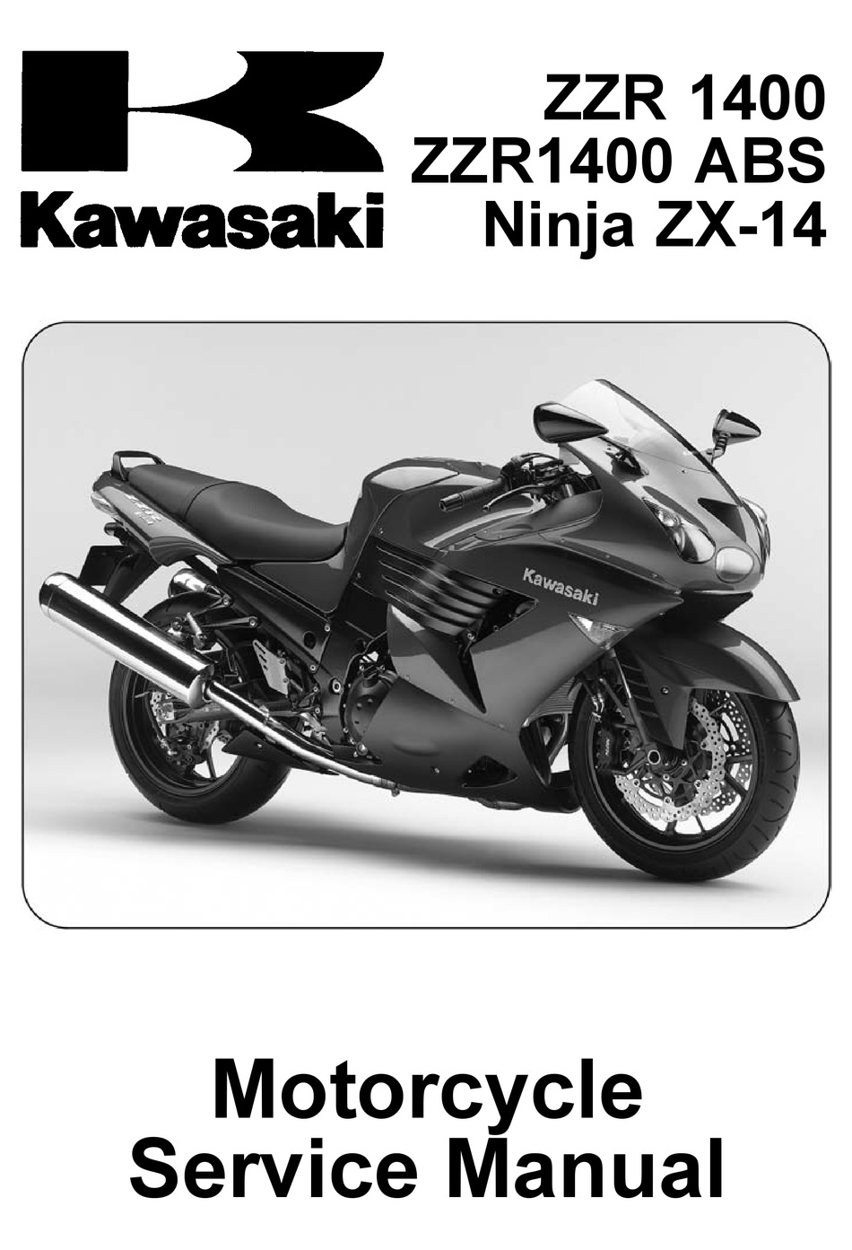 KAWASAKI ZZR1400 ABS SERVICE Pdf Download | ManualsLib