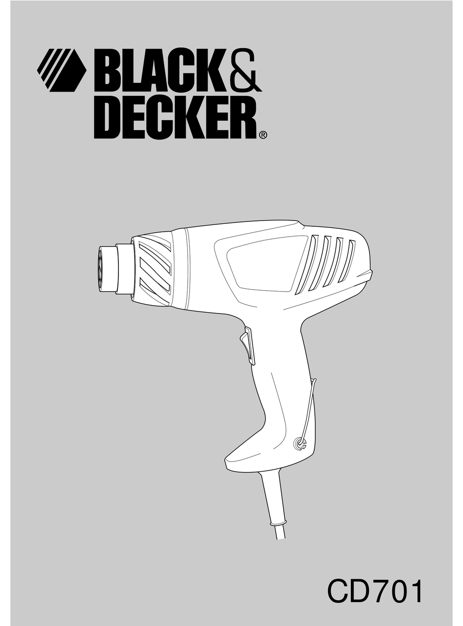 Black & Decker CD701 FOR 220-240 VOLTS ONLY