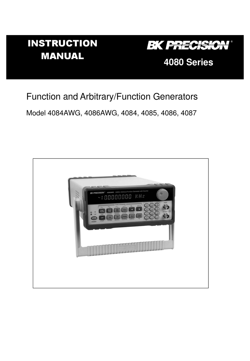 Bk Precision 4017a Manual Bk Precision 4017a Manual