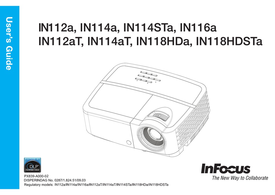 INFOCUS IN118HDSTA USER MANUAL Pdf Download | ManualsLib