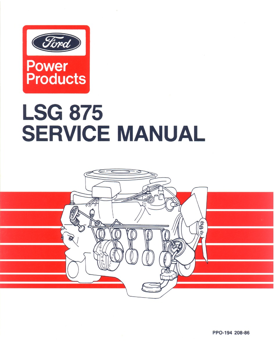 ford lsg 423 parts manual