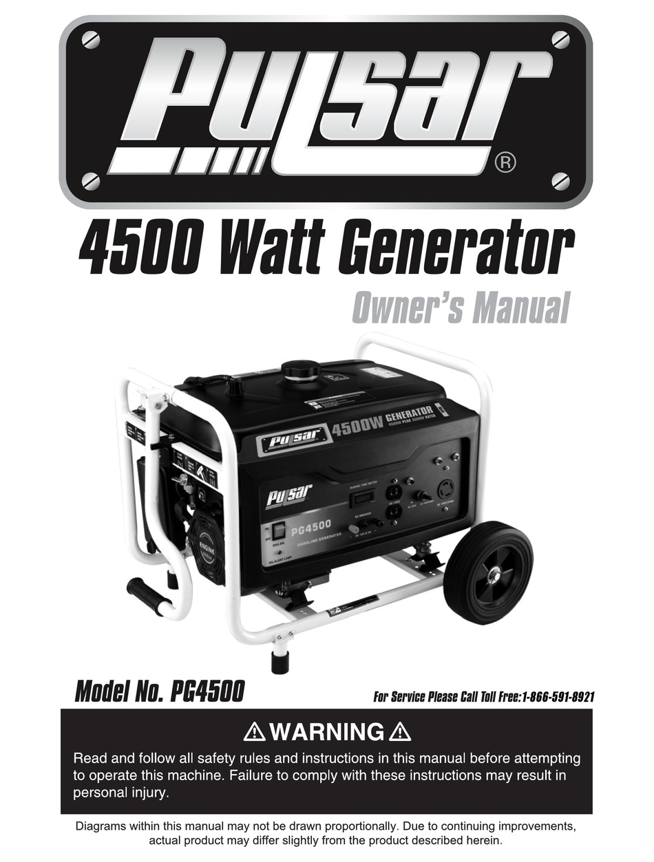 PULSAR PG4500 OWNER'S MANUAL Pdf Download | ManualsLib