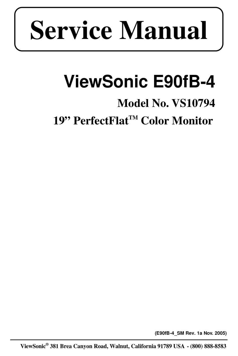 viewsonic e90fb