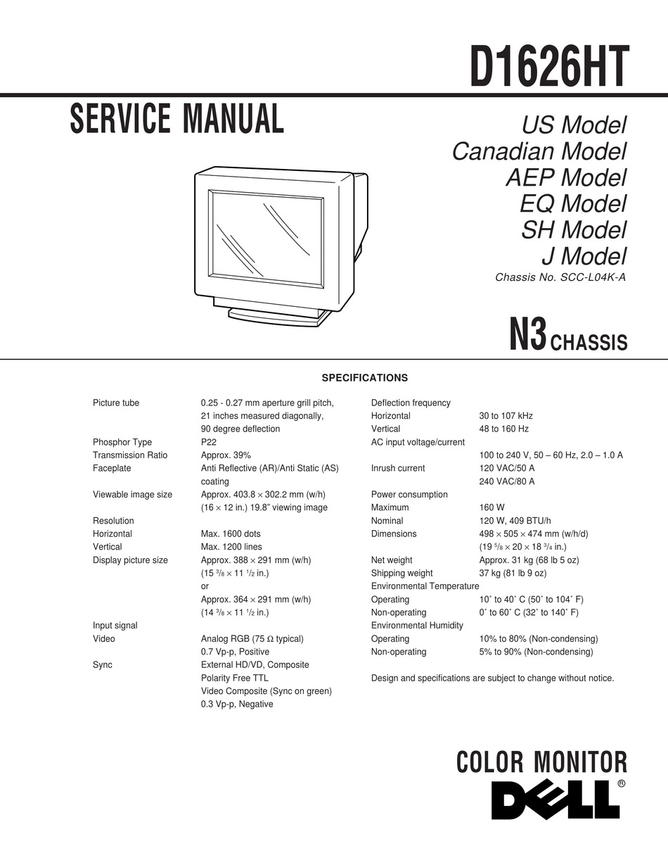 dell h825cdw service manual