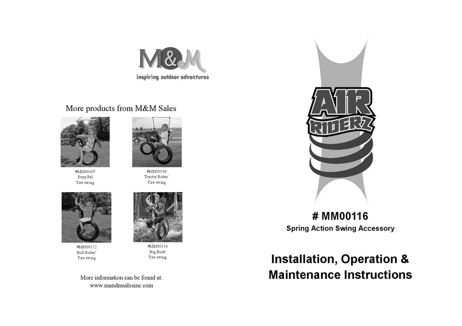 air-riderz-mm00116-installation-operation-maintenance-instructions