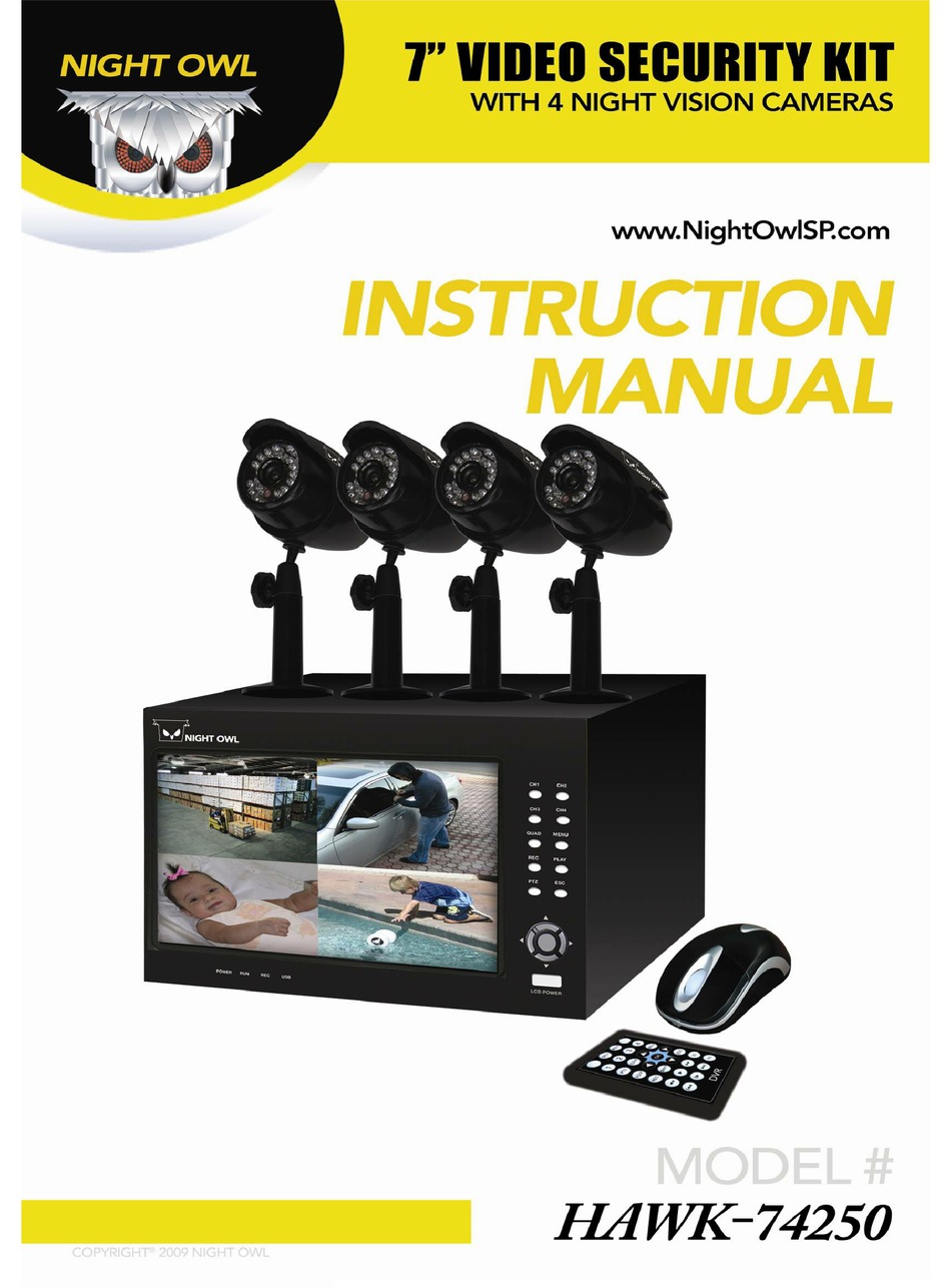NIGHT OWL HAWK-74250 INSTRUCTION MANUAL Pdf Download | ManualsLib