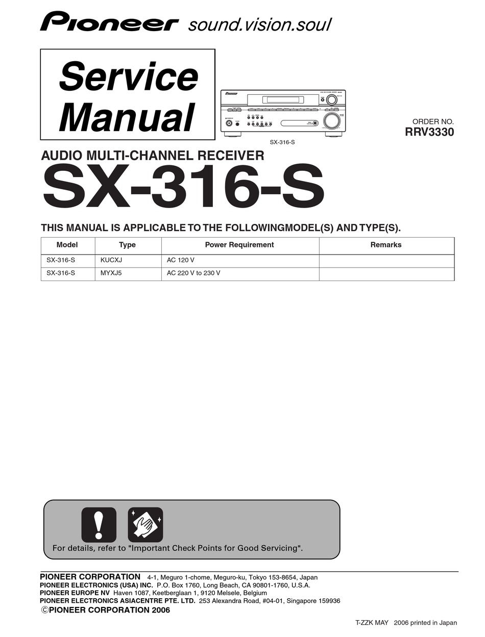Service manual pioneer. Pioneer SX-20. Pioneer BDP 6000 service manual. Pioneer VSX-806rds. Pioneer SX-p420 service manual.
