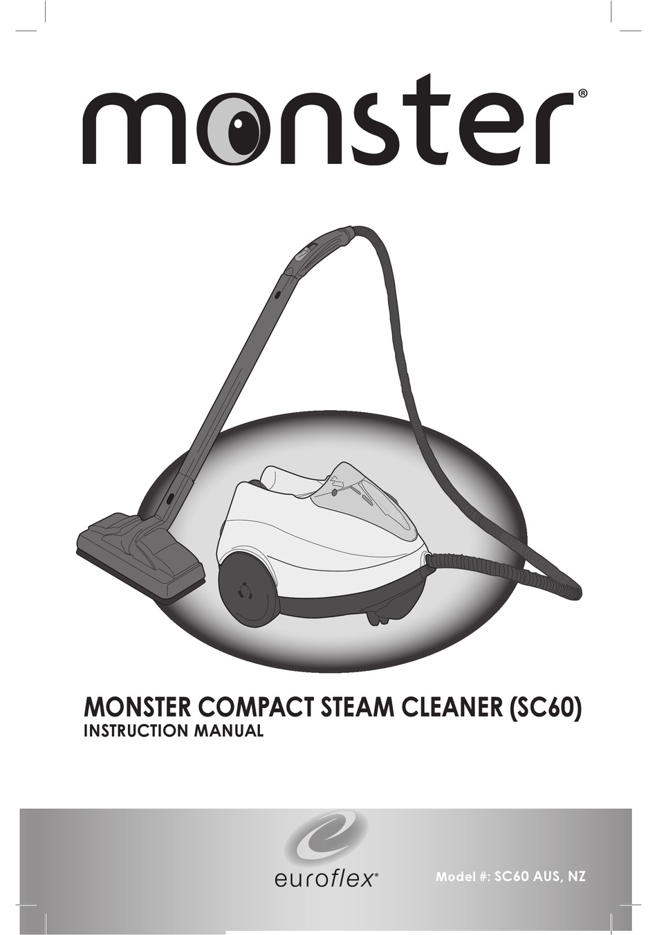 monster 1200 steam cleaner manual