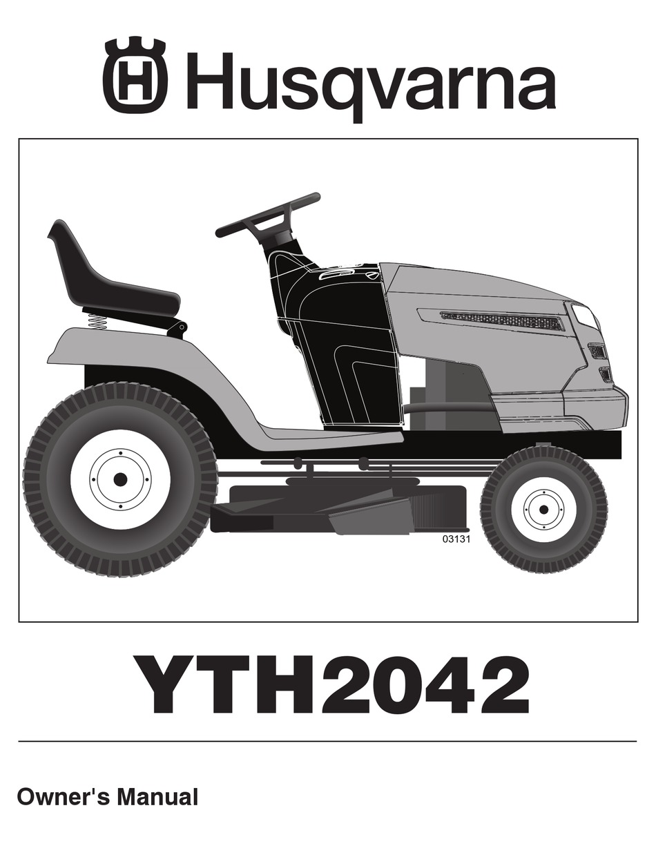 HUSQVARNA YTH2042 OWNER