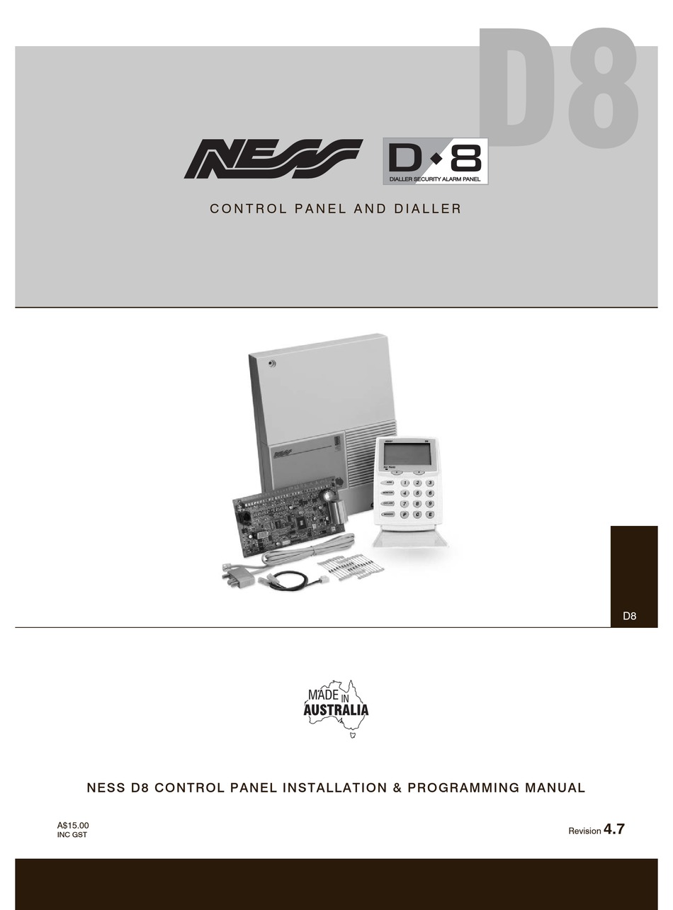 Ness D8 Installation Programming Manual Pdf Download Manualslib