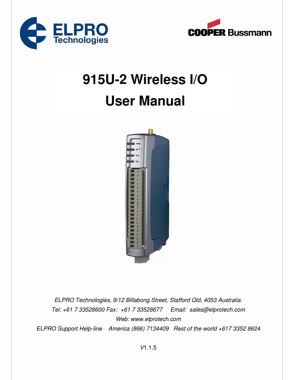 elpro-technologies-915u-2-user-manual-pdf-download-manualslib