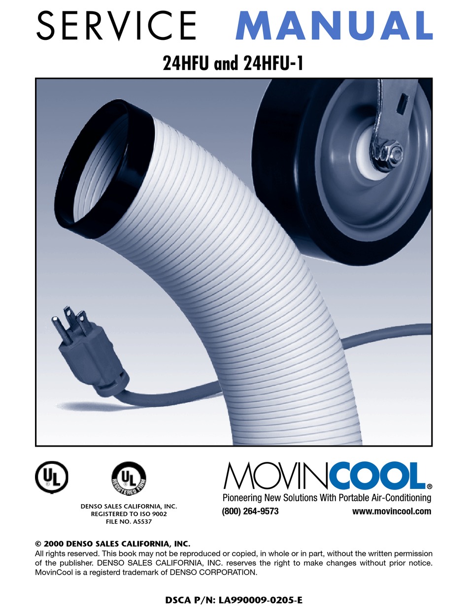 Movincool 24hfu Service Manual Pdf Download Manualslib