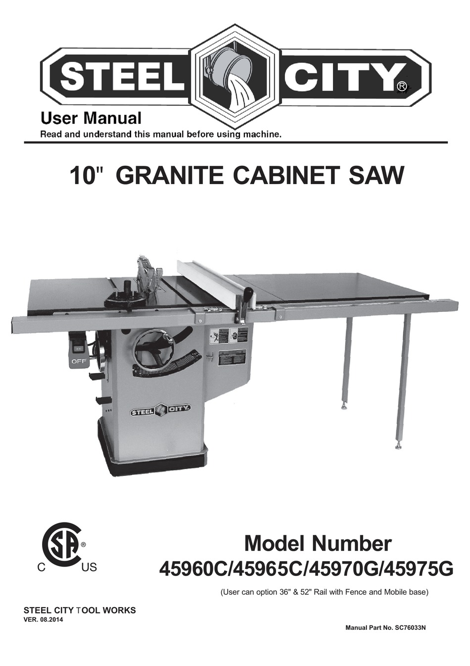 steel city tool works table saw