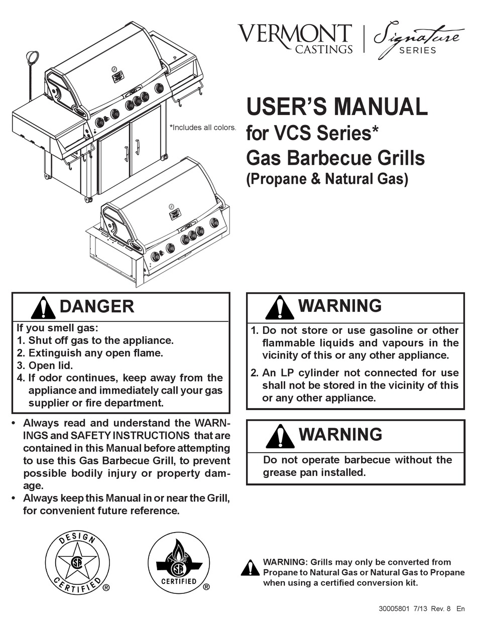 VERMONT CASTINGS VCS SERIES USER MANUAL Pdf Download ManualsLib