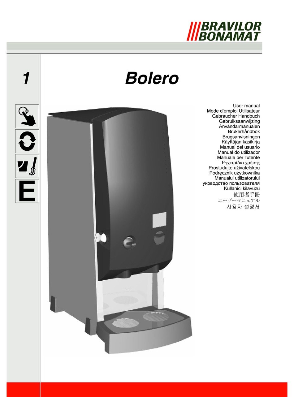 bravilor bonamat esprecious manual