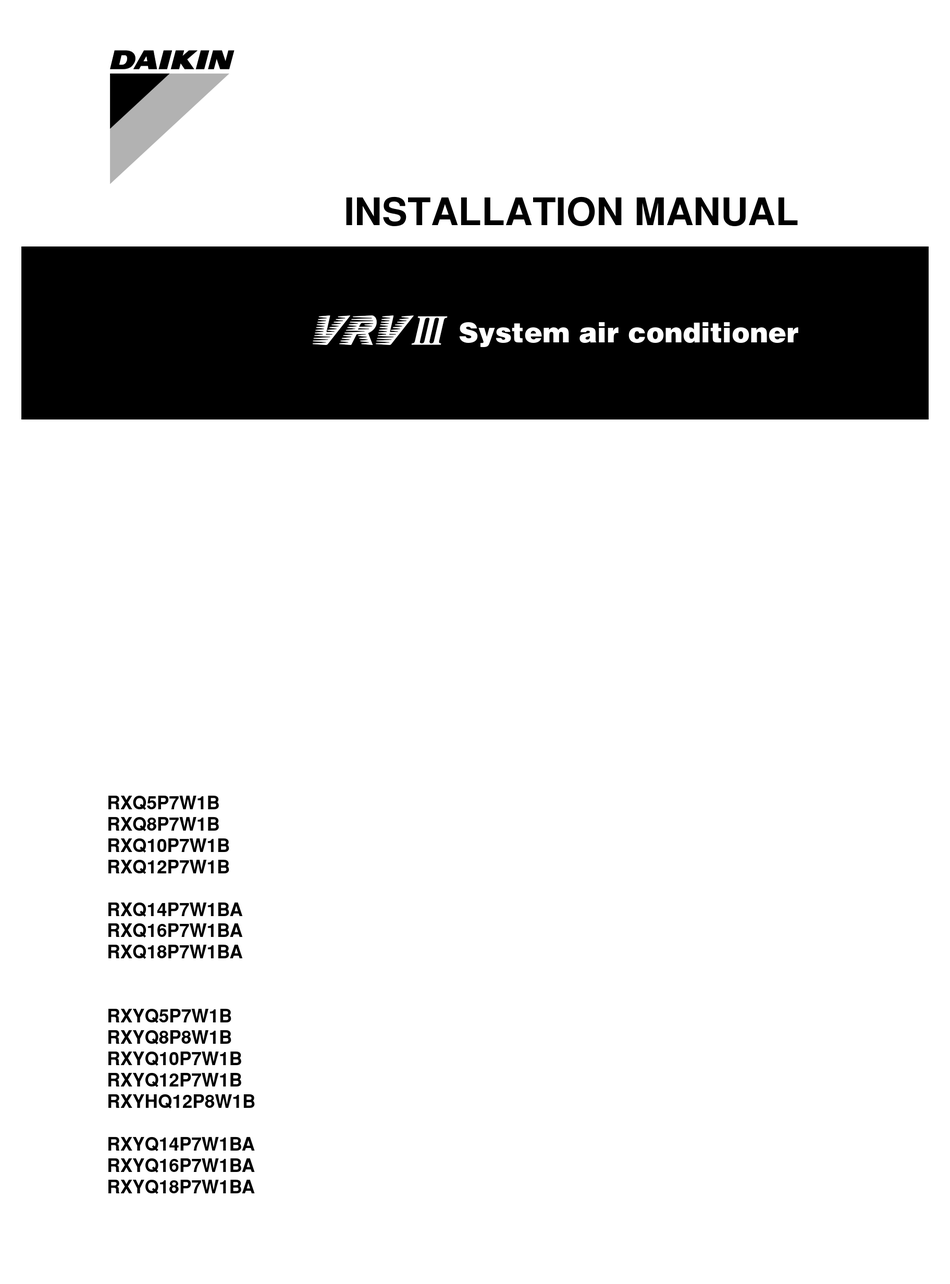 daikin rxyq14p7w1ba