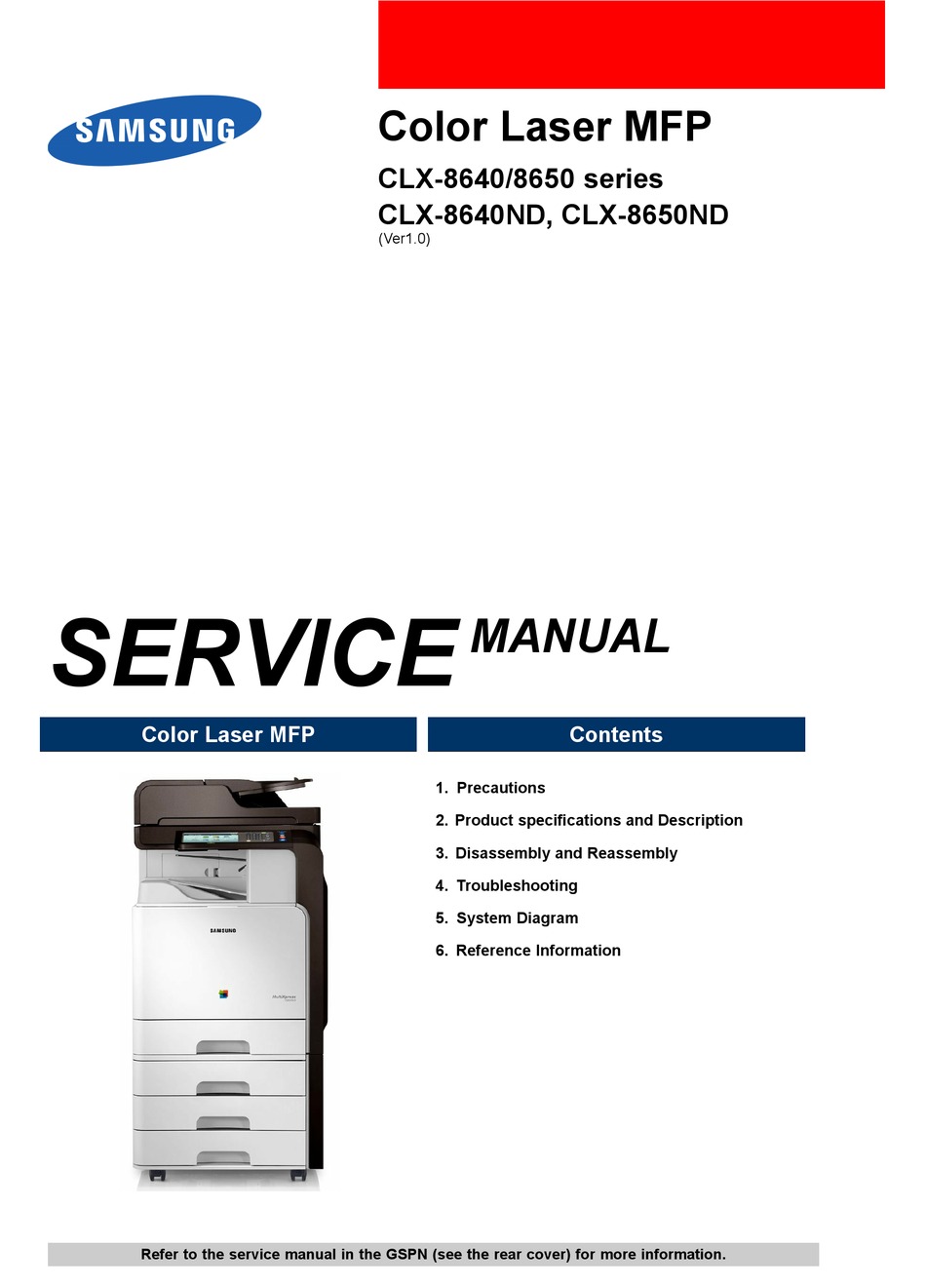 samsung clx 8640