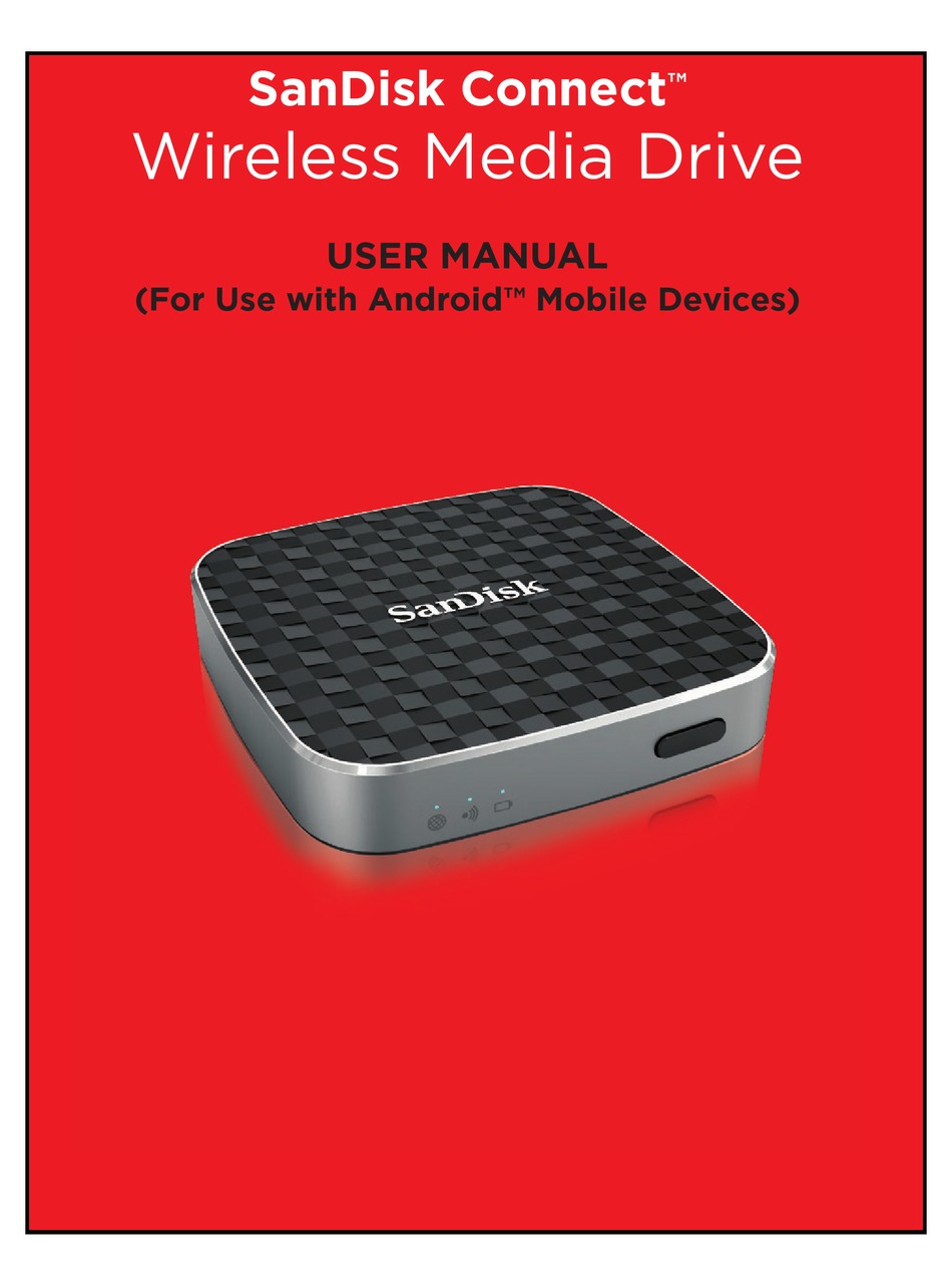 Sandisk Connect Wireless Media Drive User Manual Pdf Download Manualslib