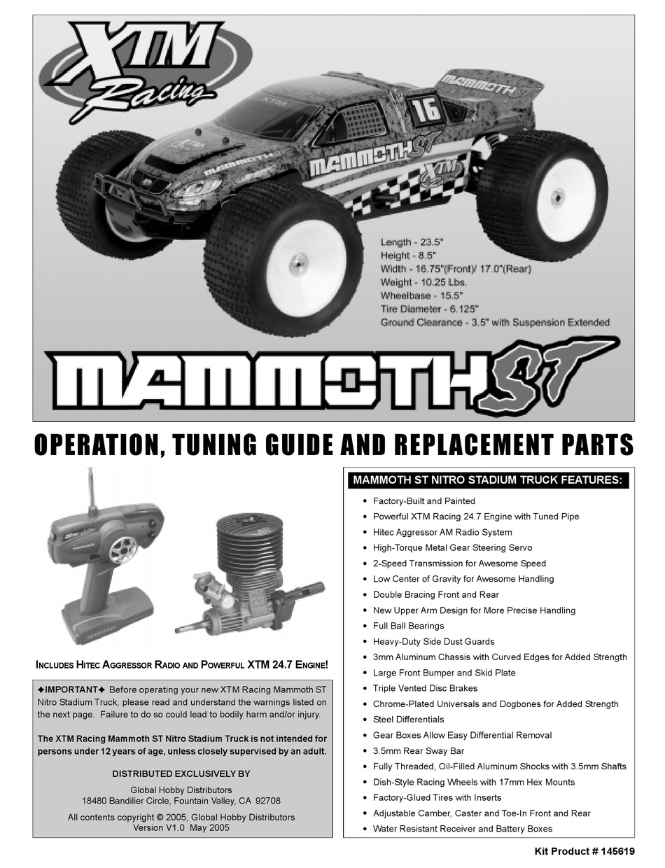 xtm racing mammoth st