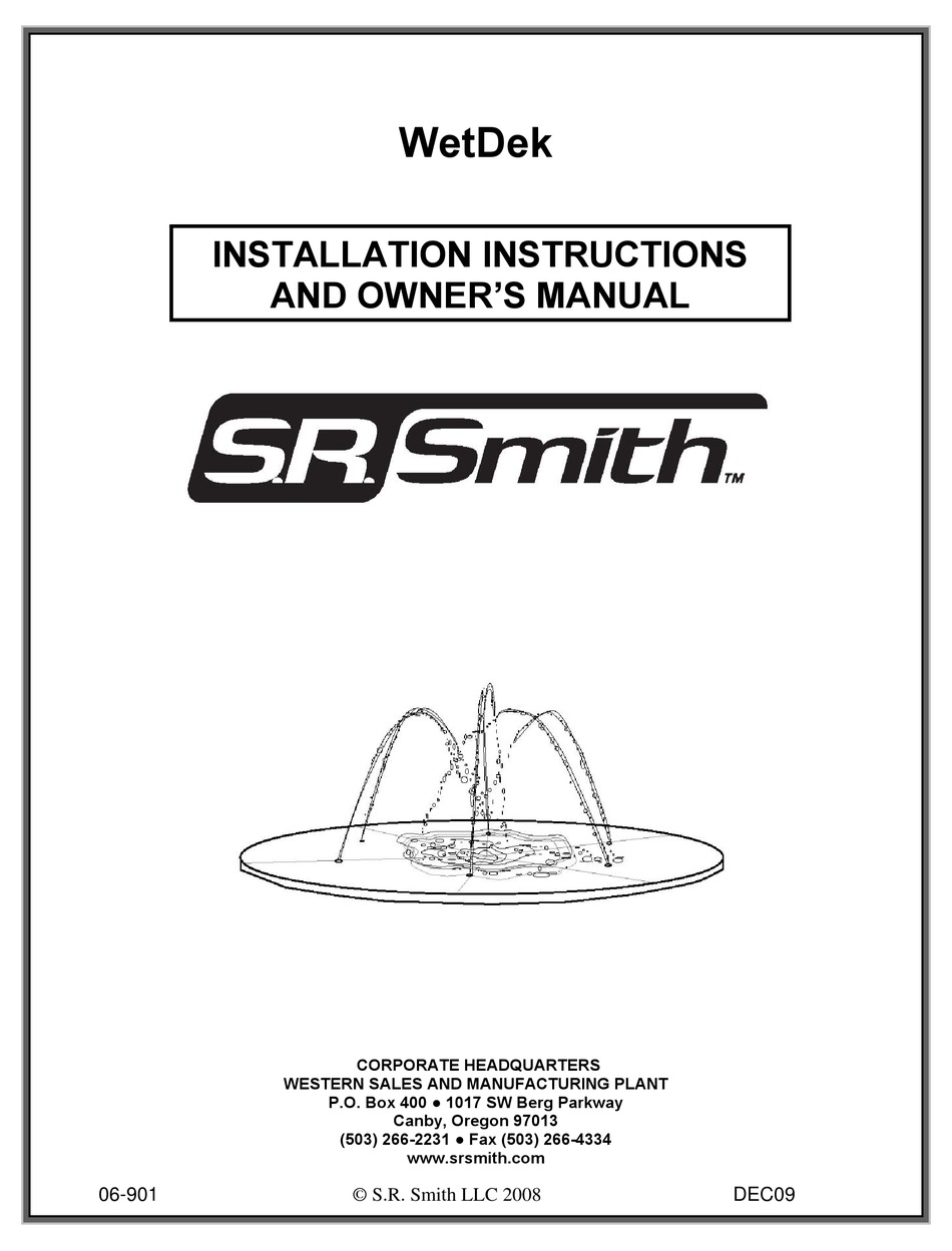 sr smith wetdek