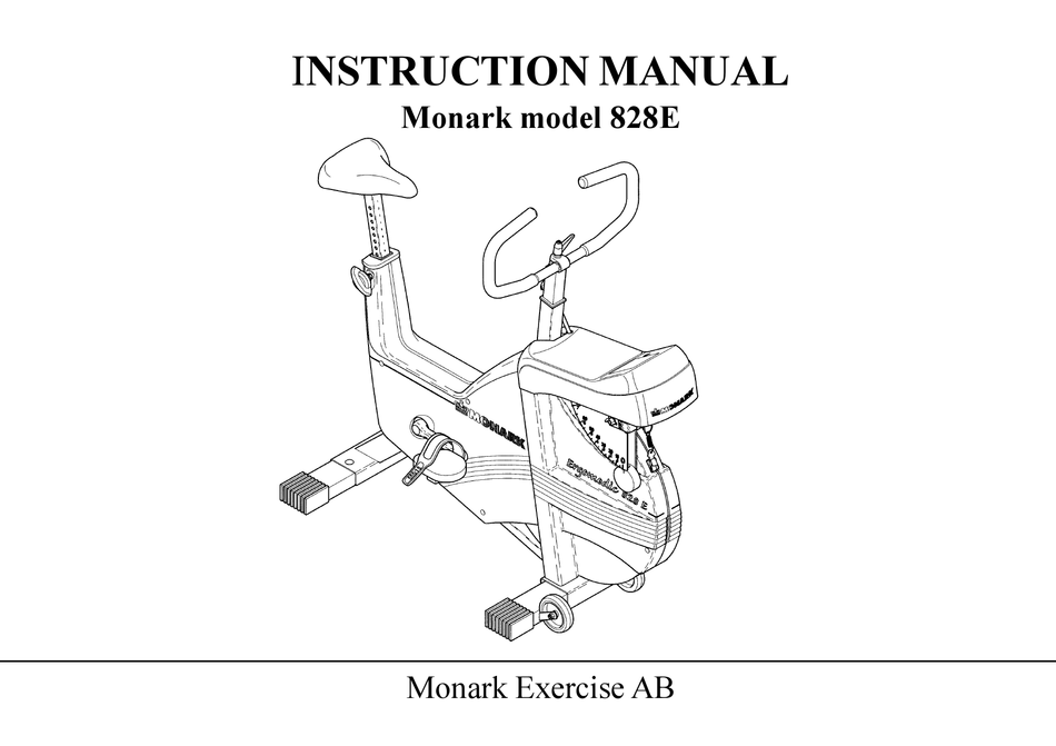 MONARK 828E INSTRUCTION MANUAL Pdf Download ManualsLib