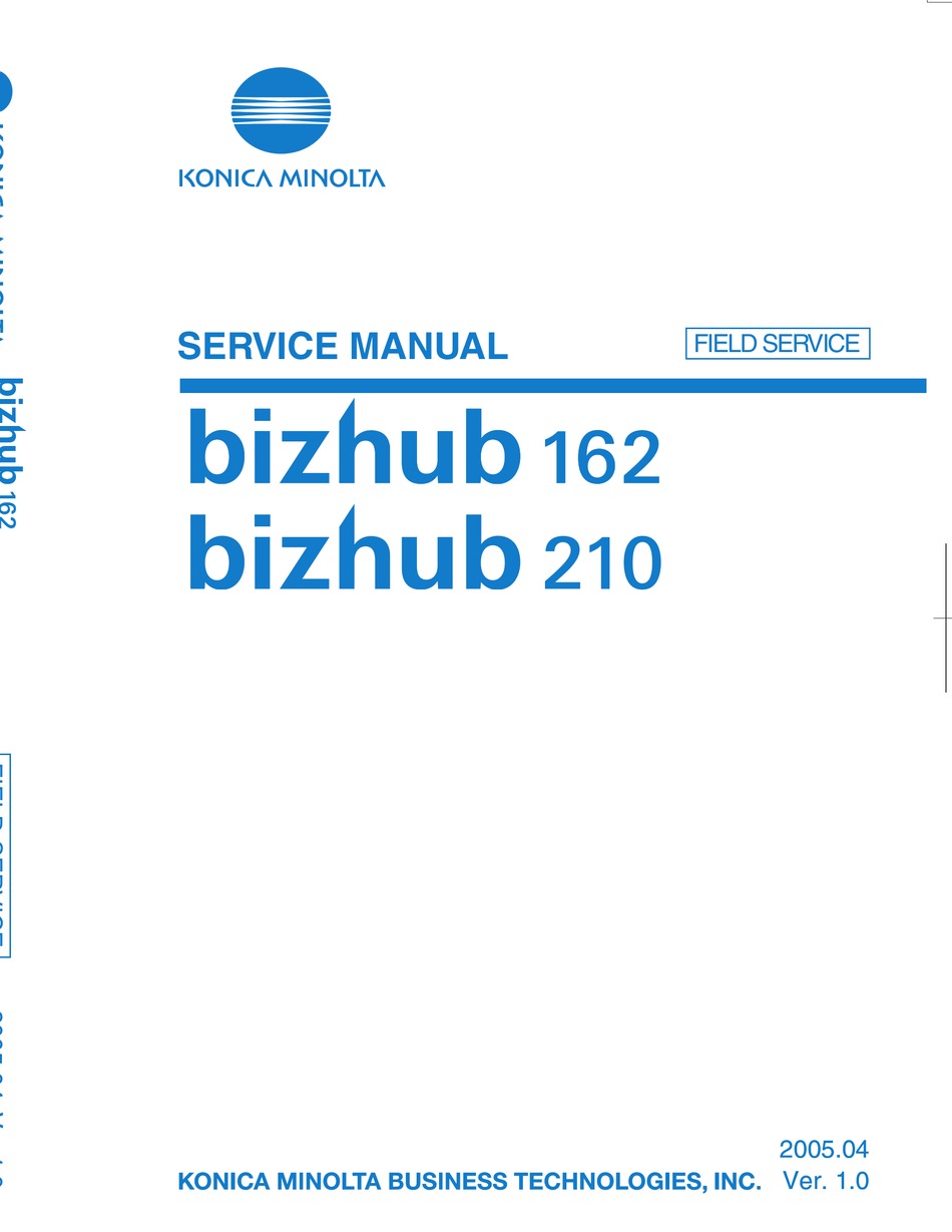 Konica Minolta Bizhub 162 Drivers For Windows 10.1 - User ...