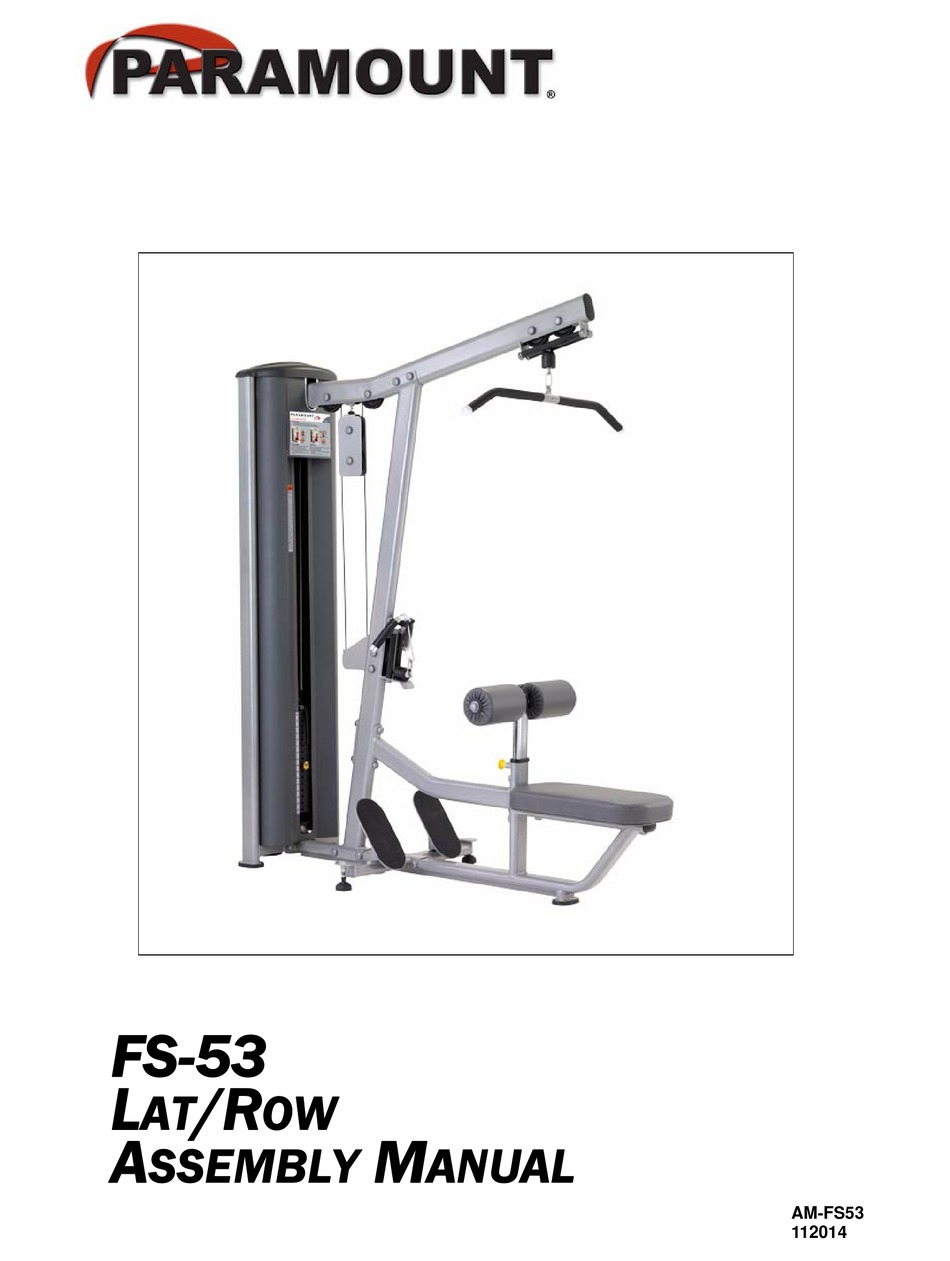 FS-53 Lat Pulldown Seated Row Machine, Commercial