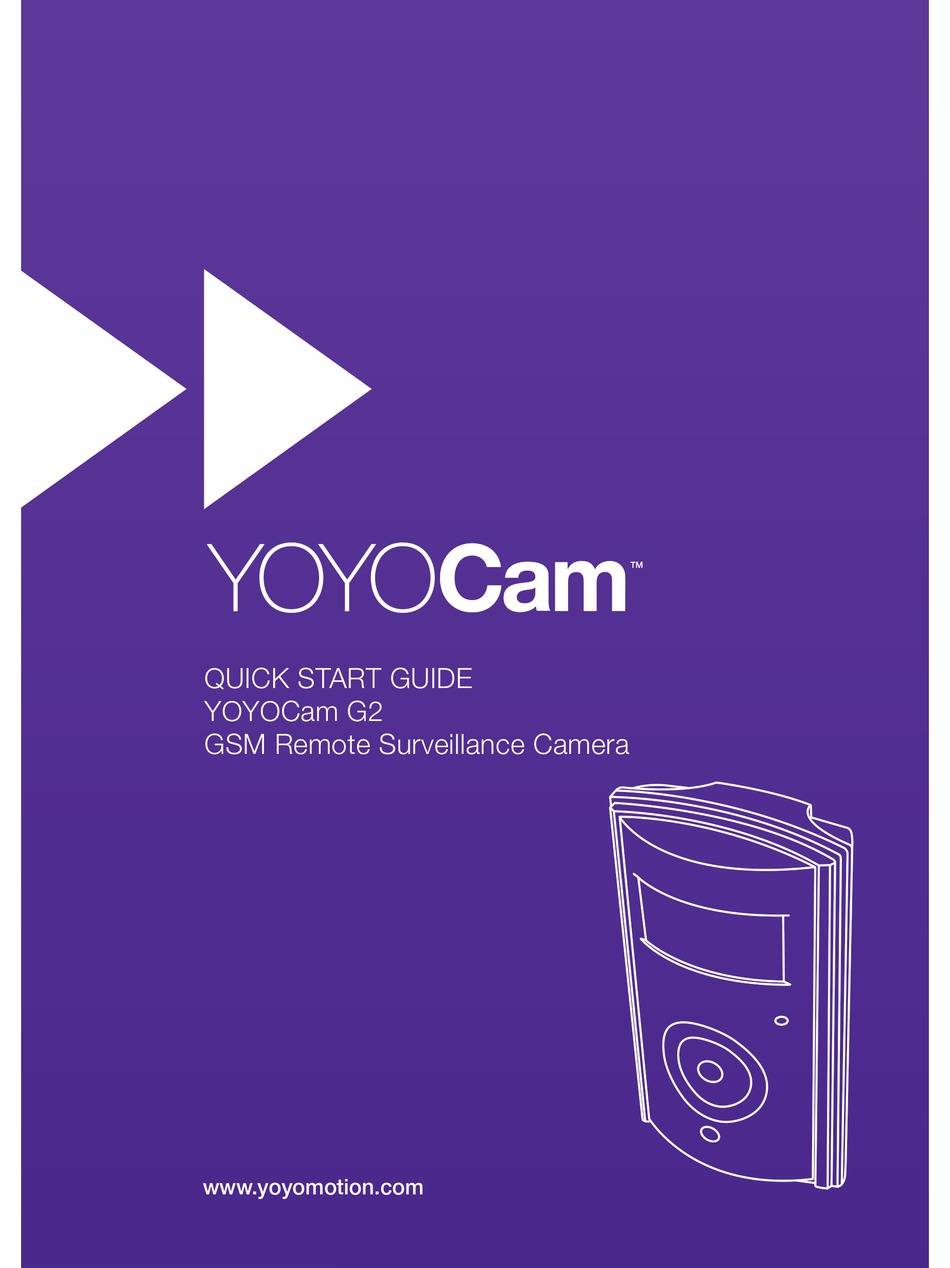 YOYO YOYOCAM G2 QUICK START MANUAL Pdf Download ManualsLib