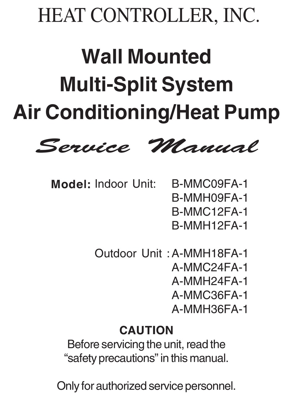 HEAT CONTROLLER BMMC09FA1 SERVICE MANUAL Pdf Download ManualsLib