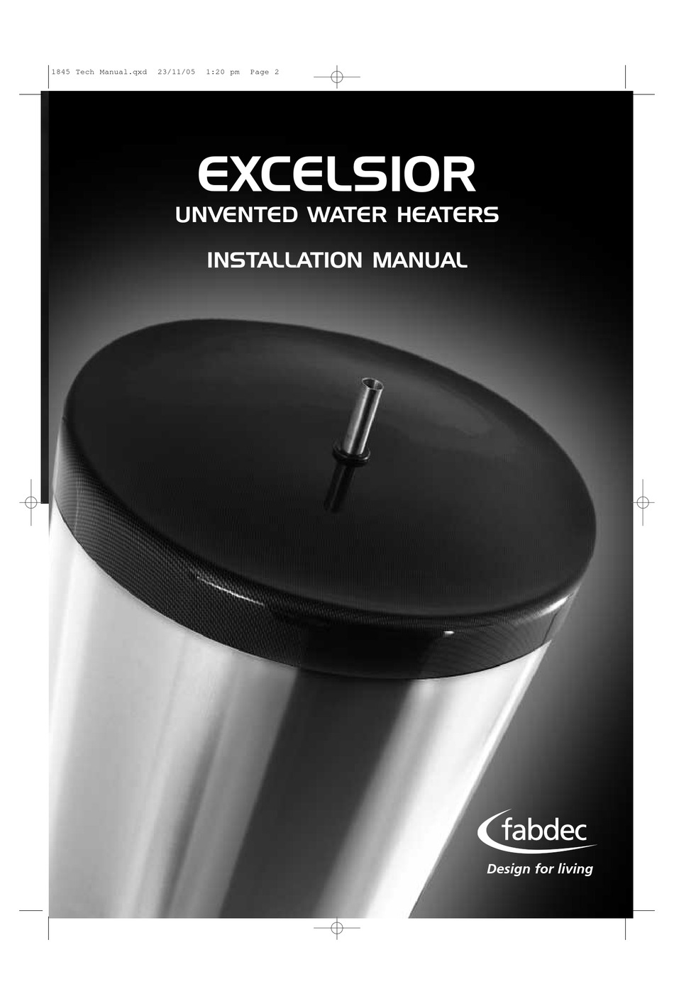 FABDEC EXCELSIOR INSTALLATION MANUAL Pdf Download | ManualsLib