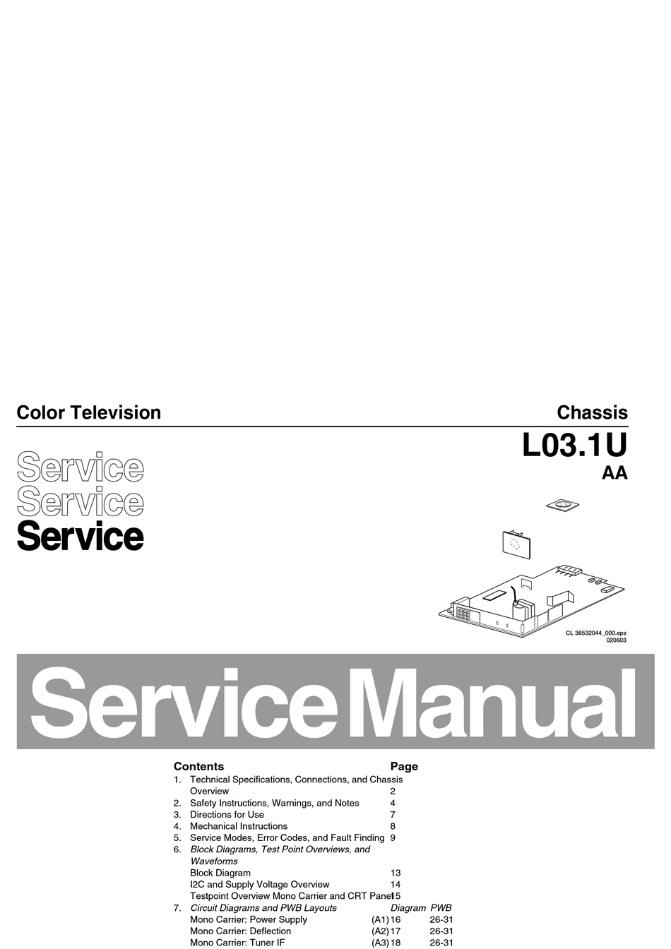 Philips Crt Tv Schematic Diagram