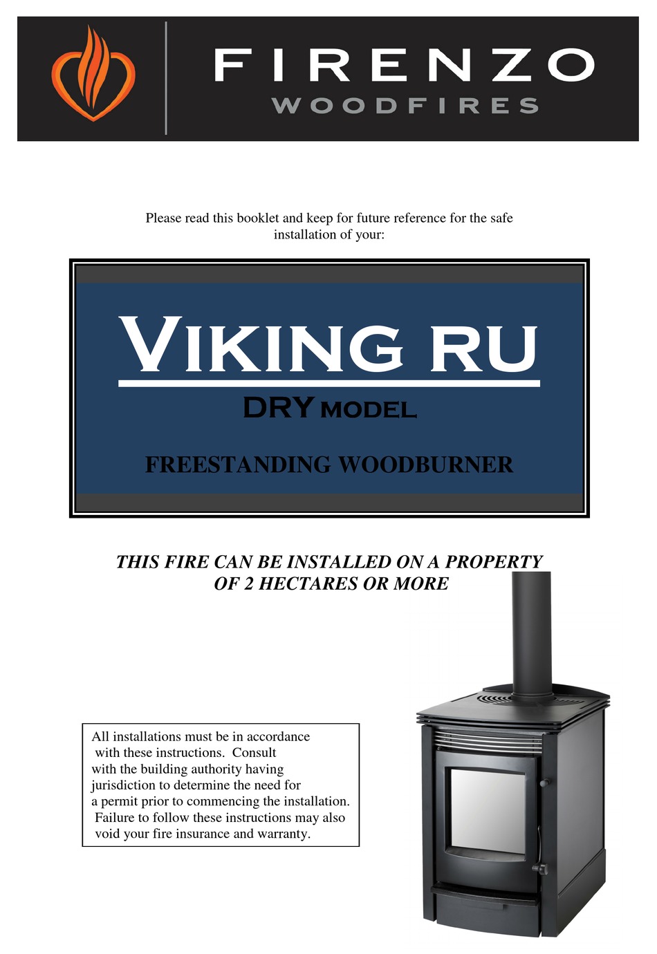 FIRENZO VIKING RU DRY USER MANUAL Pdf Download | ManualsLib