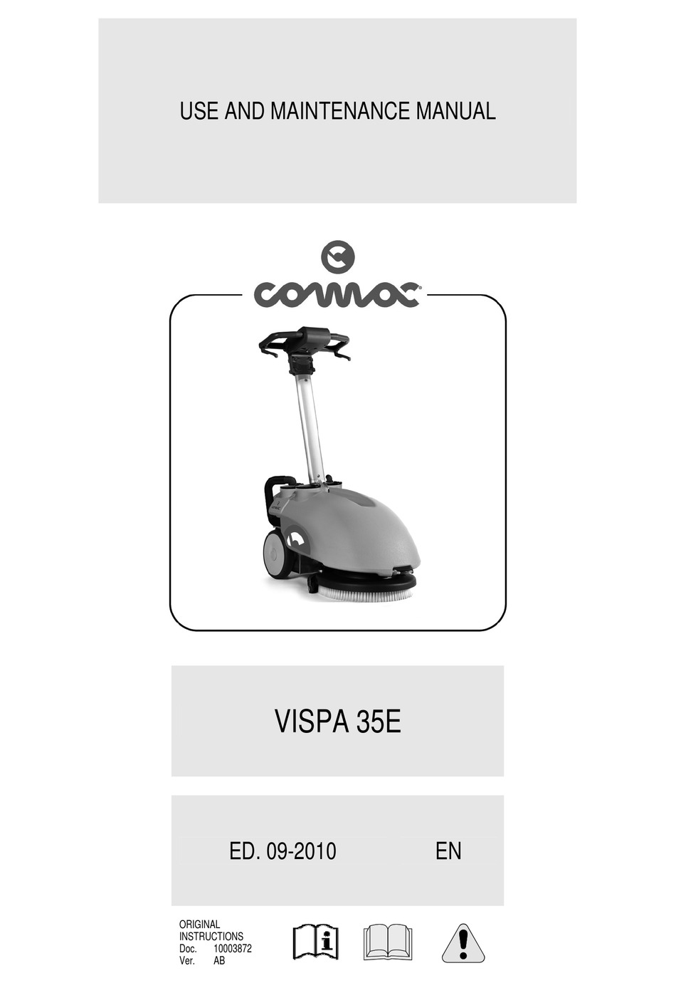 COMAC VISPA 35E USE AND MAINTENANCE MANUAL Pdf Download ManualsLib