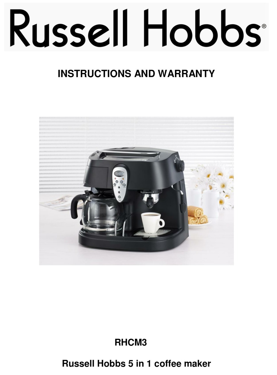Russell Hobbs 3323 Compare Reviews, Coffee Machines