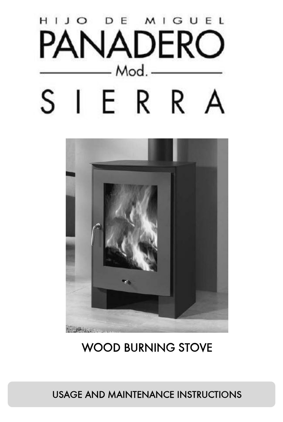 What to put behind a wood-burning stove? - Panadero
