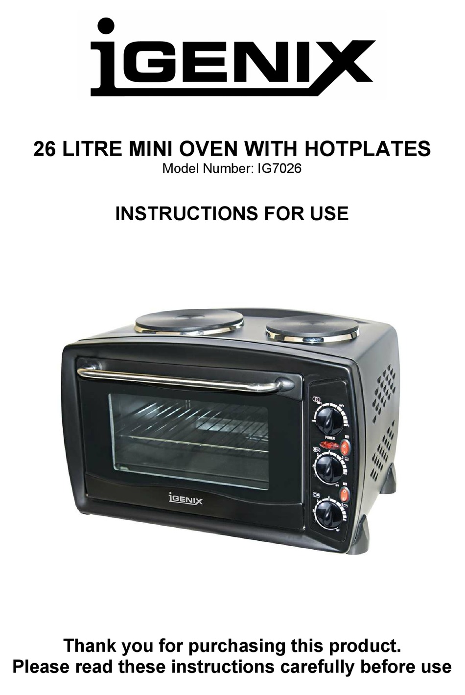 igenix oven