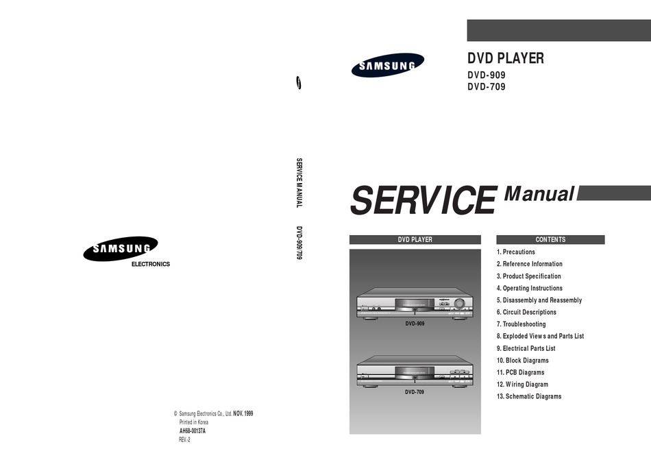 Samsung Dvd 909 Service Manual Pdf Download Manualslib
