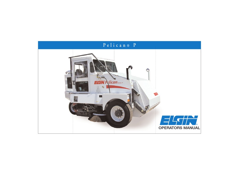 Elgin Pelican P Operator S Manual Pdf Download Manualslib
